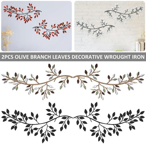2pcs metal wall art tree - art,