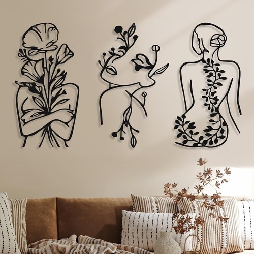 Pcs metal wall art - pcs,