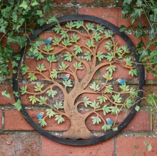 Multi coloured circular - multi-coloured, "tree