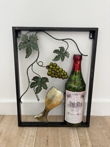 Metal wine wall - wine, bottle