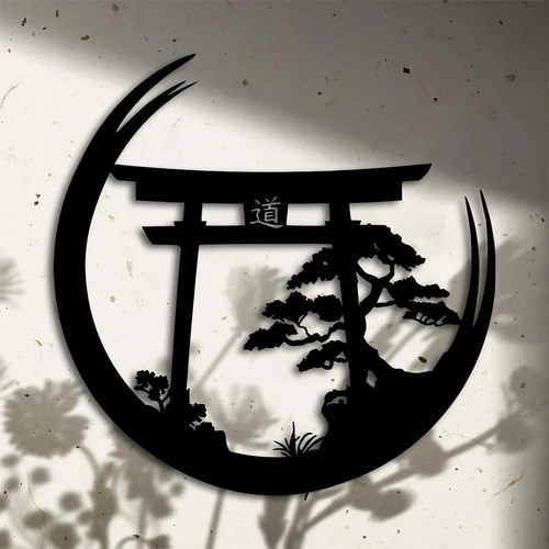 Japanese bonsai tree torii - tree,