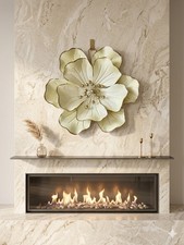 Large 3D Metal Flower Wall