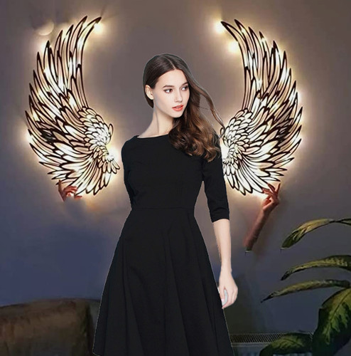 Metal angel wings - wall, decor