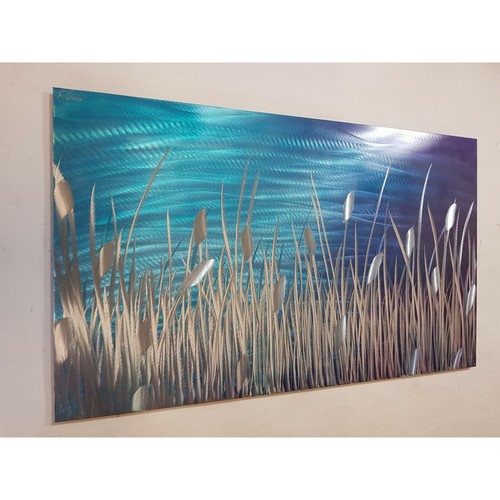 Modern abstract metal wall
