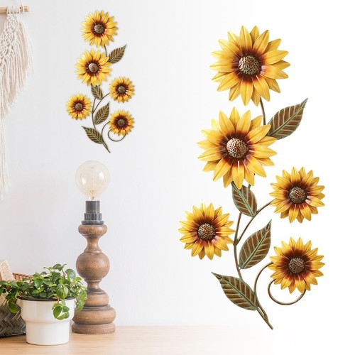 Metal sunflower wall - metal, art
